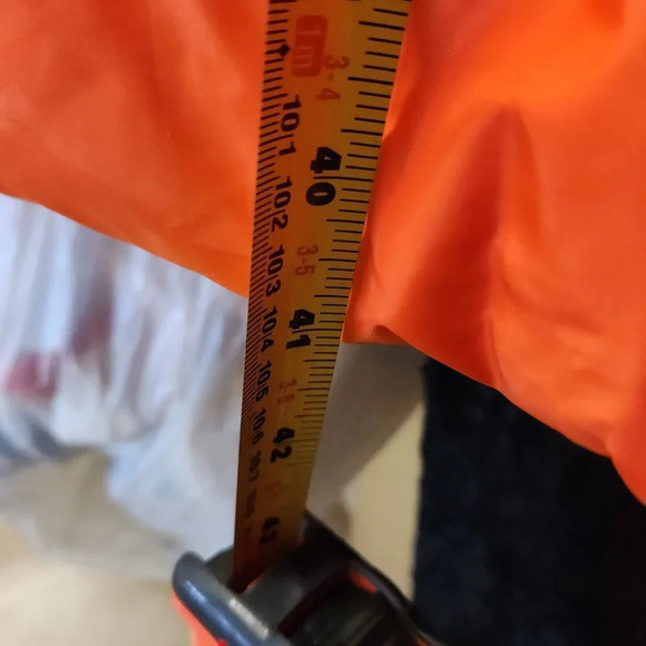 Moda International Down Coat Womens XL  Orange - Picture 13 of 13